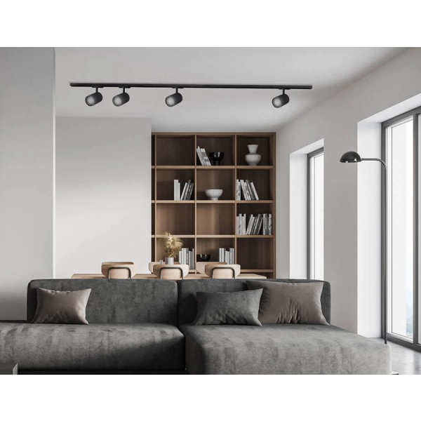 Reflektor do szynoprzewodów Tokio 1F czarny 1xGU10