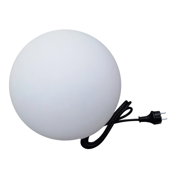 Lampa ogrodowa Gaja 40 cm biała 1xE27