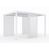 Panel żaluzjowy boczny LUXE 90 x 218 cm do Pergoli 3M Biały - 100% aluminium