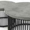 Zestaw Wypoczynkowy Aluminiowy BELLANTI Siena 5 osobowy + stolik | Antracyt