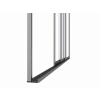 Szklane drzwi przesuwne S8 LUXE 270 x 218 cm do Pergoli 3 m - 100% aluminium antracyt