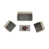 Zestaw mebli ogrodowych rattanowych BELLANTI Volterra 4-osobowy Beige
