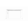 Pergola ogrodowa tarasowa aluminiowa LUXE 3 x 4 m Biały z oświetleniem LED