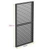 Panel żaluzjowy boczny LUXE 123 x 218 cm do Pergoli 4M Antracyt - 100% aluminium