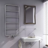 Grzejnik łazienkowy ART 1 chrom 530x1000mm 215W podłączenie grzałka L Imers