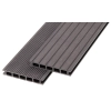 Deska tarasowa kompozytowa ProDeck BASIC ryflowana 240 x 14 × 2,0 cm | Dąb Antracytowy
