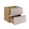 Szafka pod umywalkę Comad OCEAN BEIGE 60cm 2 szuflady