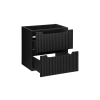 Szafka pod umywalkę Comad NOVA BLACK 60cm 2 szuflady