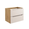 Szafka pod umywalkę Comad LUXOR BEIGE 70cm 2 Szuflady