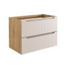 Szafka pod umywalkę Comad LUXOR BEIGE 80cm 2 szuflady