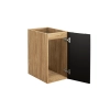 Szafka pod blat Comad LUXOR BLACK 30cm 1 drzwi