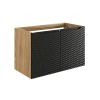 Szafka pod umywalkę Comad OCEAN BLACK 90cm 2 Drzwi