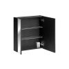 Szafka z Lustrem Comad SANTA FE BLACK 60cm 2 Drzwi