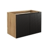 Szafka pod umywalkę Comad LUXOR BLACK 80cm 2 drzwi