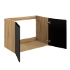 Szafka pod umywalkę Comad OCEAN BLACK 80cm 2 drzwi