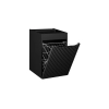 Szafka pod blat Comad NOVA BLACK 40cm z koszem na pranie