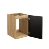 Szafka pod blat Comad LUXOR BLACK 40cm 1 Drzwi