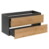 Szafka pod umywalkę Comad MONAKO GREY OAK 120cm 2 szuflady