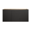 Szafka pod umywalkę Comad LUXOR BLACK 120cm 3 Drzwi