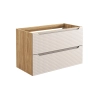 Szafka pod umywalkę Comad LUXOR BEIGE 90cm 2 Szuflady