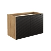 Szafka pod umywalkę Comad LUXOR BLACK 90cm 2 Drzwi