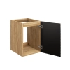 Szafka pod blat Comad OCEAN BLACK 40cm 1 Drzwi