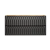 Szafka pod umywalkę Comad OCEAN BLACK 120cm 2 szuflady