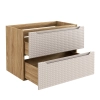 Szafka pod umywalkę Comad LUXOR BEIGE 80cm 2 szuflady