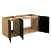 Szafka pod umywalkę Comad LUXOR BLACK 120cm 3 Drzwi