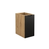 Szafka pod blat Comad LUXOR BLACK 30cm 1 drzwi