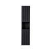 Szafka wysoka 2 drzwi Czarny Mat NOVA BLACK D 80-03-2D(W80-02D), Comad
