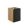 Szafka pod blat Comad OCEAN BLACK 40cm 1 Drzwi