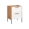 Szafka pod umywalkę Comad MADERA WHITE 60cm 2 szuflady