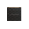 Szafka pod umywalkę Comad OCEAN BLACK 60cm 2 szuflady