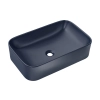 Umywalka nablatowa Comad KAMA ceramiczna Granat mat 61cm