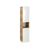 Szafka wysoka 2 drzwi Dąb Craft/Biały Połysk ARUBA WHITE 800 FSC, Comad