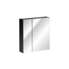 Szafka z Lustrem Comad SANTA FE BLACK 60cm 2 Drzwi