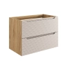 Szafka pod umywalkę Comad OCEAN BEIGE 80cm 2 szuflady