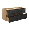 Szafka pod umywalkę Comad OCEAN BLACK 120cm 2 szuflady