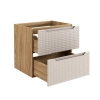 Szafka pod umywalkę Comad LUXOR BEIGE 60cm 2 szuflady