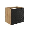 Szafka pod umywalkę Comad OCEAN BLACK 60cm 2 drzwi