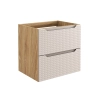 Szafka pod umywalkę Comad LUXOR BEIGE 60cm 2 szuflady
