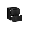 Szafka pod umywalkę Comad NOVA BLACK 50cm 2 szuflady