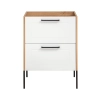 Szafka pod umywalkę Comad MADERA WHITE 60cm 2 szuflady