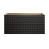 Szafka pod umywalkę Comad LUXOR BLACK 120cm 2 szuflady
