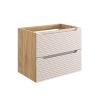 Szafka pod umywalkę Comad OCEAN BEIGE 70cm 2 Szuflady