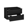 Szafka pod umywalkę Comad NOVA BLACK 80cm 2 szuflady