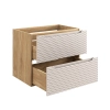 Szafka pod umywalkę Comad OCEAN BEIGE 70cm 2 Szuflady