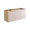 Szafka pod umywalkę Comad LUXOR BEIGE 120cm 3 Drzwi