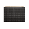 Szafka pod umywalkę Comad LUXOR BLACK 80cm 2 drzwi